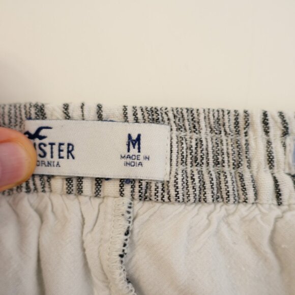 Hollister Medium Gray Shorts Viscose Linen Drawstring Lined 28 / 1.5 High Rise‎ - Picture 5 of 7